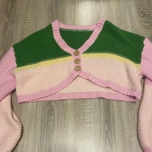 shein cropped cardigan